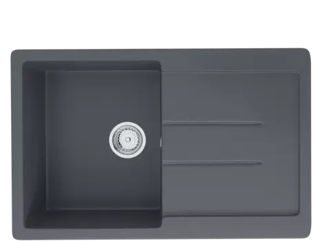 Кухонная мойка Ulgran Classic 77 см U-507-343 серая
