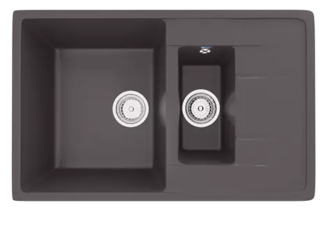Кухонная мойка Ulgran Classic 77 см U-205-345 коричневая