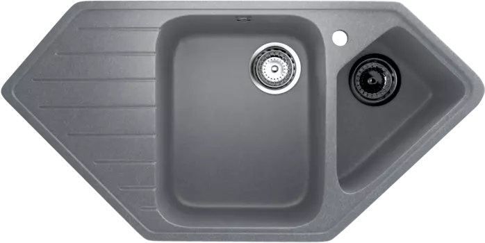 Кухонная мойка Ulgran Classic 97 см U-409-342 серая