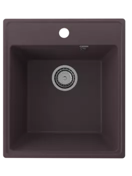 Кухонная мойка Ulgran Quartz 43 см Forte 425-06 коричневая