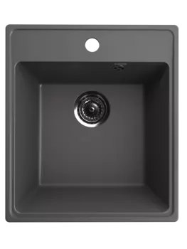 Кухонная мойка Ulgran Quartz 43 см Forte 425-09 черная