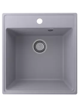 Кухонная мойка Ulgran Quartz 46 см Forte 460-05 бетон