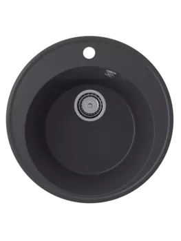 Кухонная мойка Ulgran Quartz 49 см Nora 485-08 черная