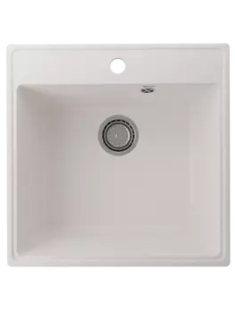 Кухонная мойка Ulgran Quartz 51 см Forte 505-01 белая
