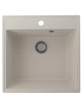 Кухонная мойка Ulgran Quartz 51 см Forte 505-02 бежевая