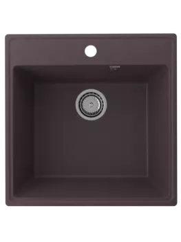 Кухонная мойка Ulgran Quartz 51 см Forte 505-06 коричневая