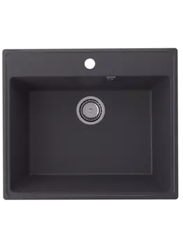Кухонная мойка Ulgran Quartz 58 см Forte 580-08 черная