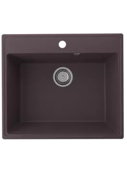 Кухонная мойка Ulgran Quartz 58 см Forte 580-06 коричневая