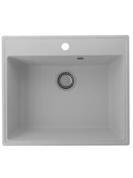 Кухонная мойка Ulgran Quartz 58 см Forte 580-04 платина