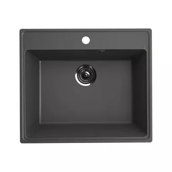 Кухонная мойка Ulgran Quartz 58 см Forte 580-09 черная