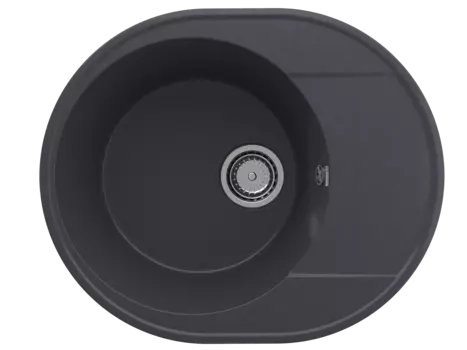 Кухонная мойка Ulgran Quartz 59 см Nora 585-08 черная