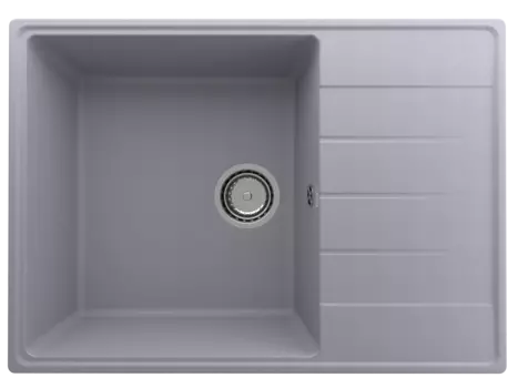 Кухонная мойка Ulgran Quartz 70 см Prima 700-05 бетон