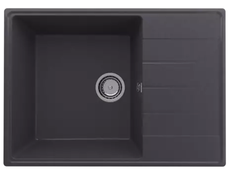 Кухонная мойка Ulgran Quartz 70 см Prima 700-08 черная