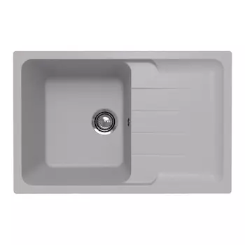 Кухонная мойка Ulgran Quartz 78 см Gerda 780-04 платина