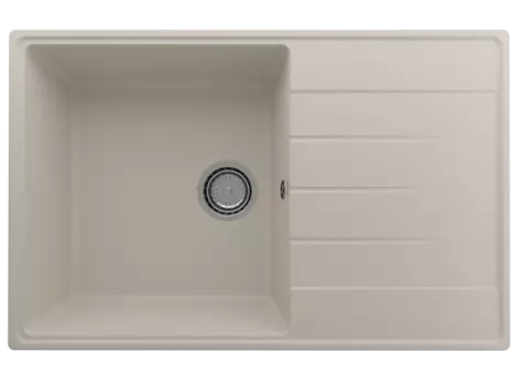 Кухонная мойка Ulgran Quartz 78 см Prima 780-02 бежевая
