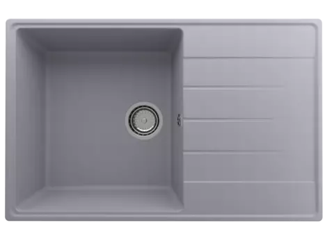 Кухонная мойка Ulgran Quartz 78 см Prima 780-05 бетон