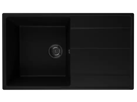 Кухонная мойка Ulgran Quartz 85 см Prima 850-07 уголь