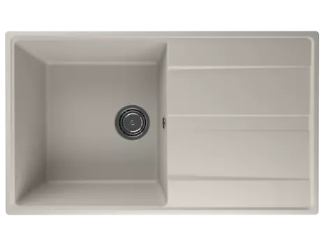 Кухонная мойка Ulgran Quartz 85 см Prima 850-02 бежевая