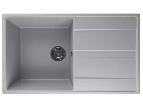 Кухонная мойка Ulgran Quartz 85 см Prima 850-04 платина