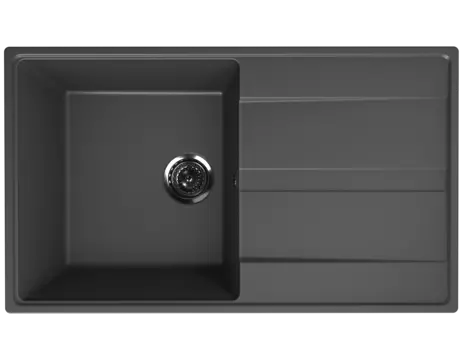 Кухонная мойка Ulgran Quartz 85 см Prima 850-09 черная