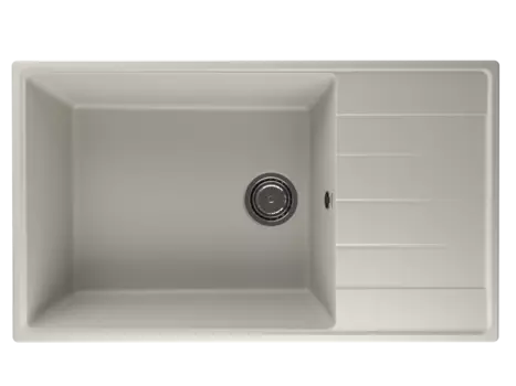 Кухонная мойка Ulgran Quartz 86 см Prima 860-02 бежевая