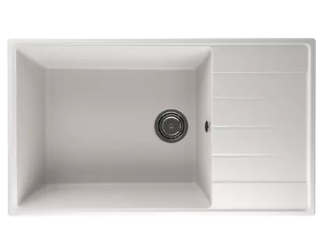 Кухонная мойка Ulgran Quartz 86 см Prima 860-01 белая