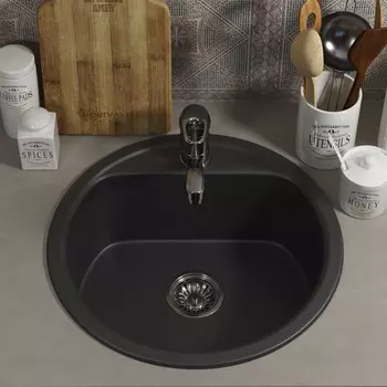 Кухонная мойка Uperwood 101 48 см 391020204 черная