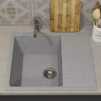 Кухонная мойка Uperwood ECON UPD-201-003 58 см серая матовая
