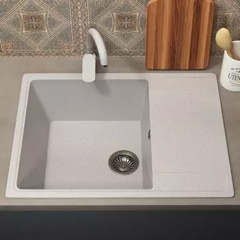 Кухонная мойка Uperwood ECON UPD-202-001 65 см белая матовая