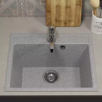 Кухонная мойка Uperwood ECON UPD-408-003 49 см серая матовая