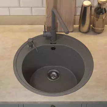 Кухонная мойка Uperwood Quartz Premium UPD-01-03 51 см серая