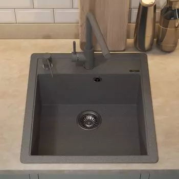 Кухонная мойка Uperwood Quartz Premium UPD-07-03 46 см серая