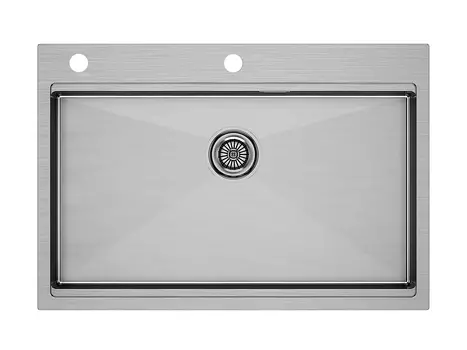 Кухонная мойка Paulmark KRONER-PRO 75 PM707551-BS нержавеющая сталь
