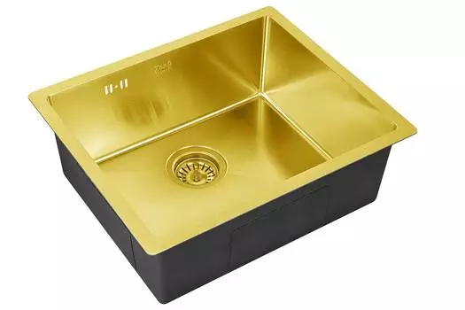 Кухонная мойка ZorG PVD Bronze 53 см SZR-5344 BRONZE бронза