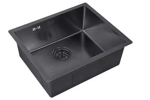 Кухонная мойка ZorG PVD Grafit 53 см PVD 5344 GRAFIT графит