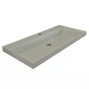 Кварцевая раковина Uperwood Classic Quartz 100 см 293020637 бежевая матовая, лён