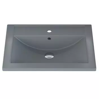 Кварцевая раковина Uperwood Foster Quartz 60 см 291030052 серая матовая, бетон