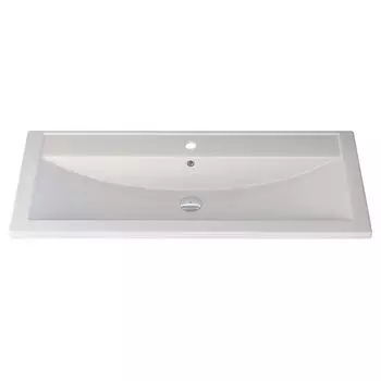 Кварцевая раковина Uperwood UPD Foster Quartz 100 см 291030044 белая матовая, жасмин