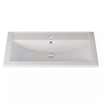 Кварцевая раковина Uperwood UPD Foster Quartz 80 см 291030036 белая матовая, жасмин