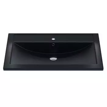 Кварцевая раковина Uperwood UPD Foster Quartz 80 см 291030038 черная матовая, уголь