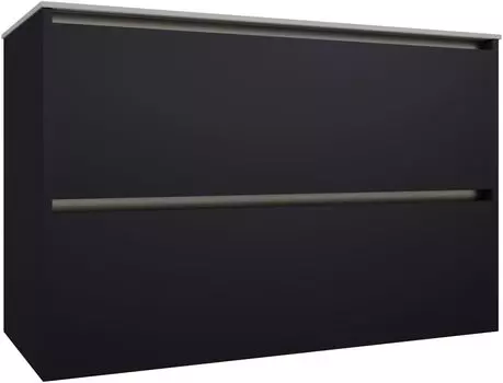 Мебель для ванной Allen Brau Activity 100 см антрацит матовый, олива браш