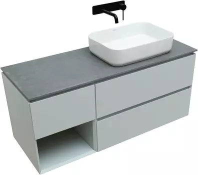 Мебель для ванной Allen Brau Infinity 120 см папирус матовый правый