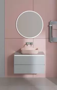 Мебель для ванной Allen Brau Infinity 85 см папирус матовый