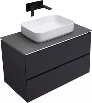 Мебель для ванной Allen Brau Infinity 85 см антрацит матовый