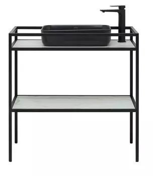 Мебель для ванной Allen Brau Liberty 90 см черная напольная