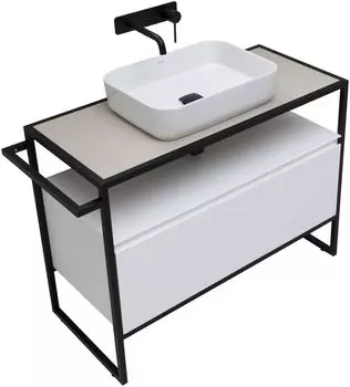 Мебель для ванной Allen Brau Priority 100 см белый матовый