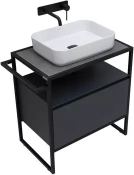 Мебель для ванной Allen Brau Priority 70 см антрацит матовый