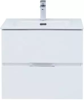 Мебель для ванной Aquanet Алвита New 60 см 2 ящика, белый матовый