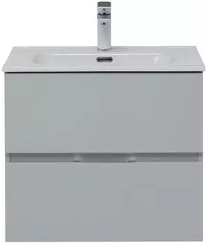 Мебель для ванной Aquanet Алвита New 60 см 2 ящика, серый
