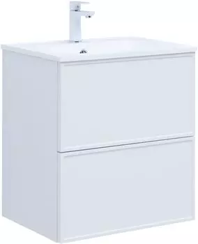 Мебель для ванной Aquanet Арт 60 см белый матовый